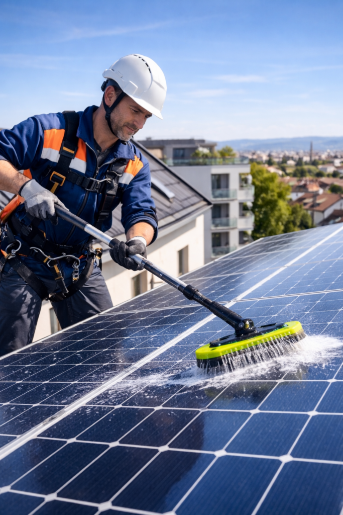 Photovoltaikanlagen-Reinigung Wien