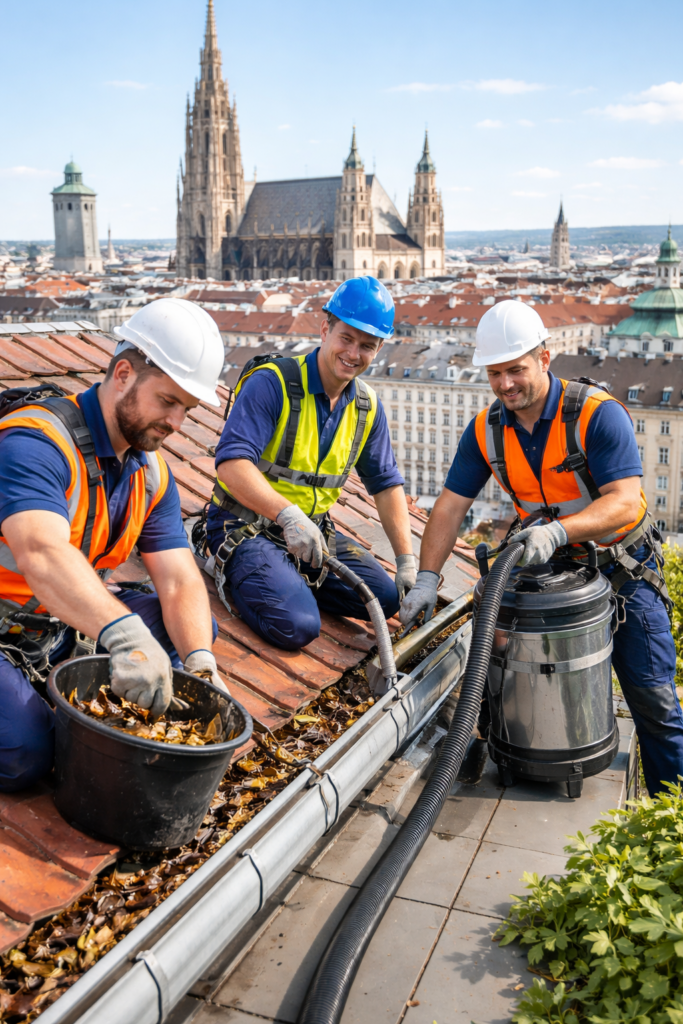 Dachrinnenreinigung Wien